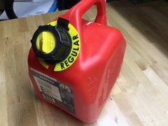 LabelCAN Regular gas can Plastic Tag (Made In USA) For Scepter Type Container