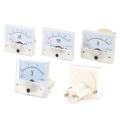DC 1-30A 1-500mA 50-500uA 5-300V Ammeter Voltmeter Analog Panel Meter 65mmx56mm