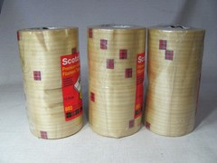 3M 893 PREMIUM GRADE FILAMENT TAPE 3/4″ X 60 Y LOT 3×12 ROLLS PACKAGES OLD STOCK