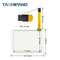 Touch Panel for P/N:80F3-A110-58050 S/N:0802004778 Touch Screen Digitized Glass