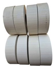 2×1 Direct Thermal Paper Labels 3″ Core 5000 Per Roll x 8 Rolls – 40,000 Labels