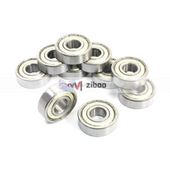10 Pcs 6201Z 12mm x32mm x 10mm Shielded Deep Groove Radial Ball Bearings