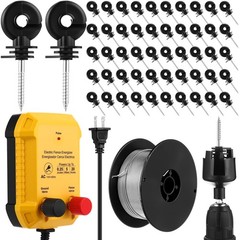 Electric Fence for Preventing Animals Intruding 2 Mile 110VAC 0.25 Joule Elec…