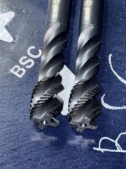 (2) OSG 9/16-18 PLUG TAP SPFL SPIRAL FLUTE HY-PRO 4FL NF GH3 HSE TWO TAPS