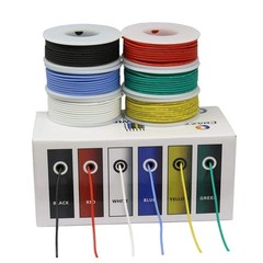 CBAZY Hook up Wire Kit (Stranded Wire Kit) 18 Gauge Flexible Silicone Rubber …