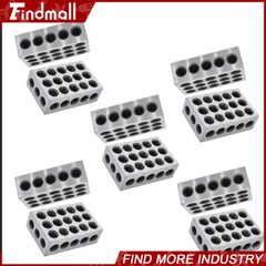 5 MATCHED PAIRS ULTRA PRECISION 1-2-3 BLOCKS 23 HOLES .0001″ MACHINIST 123