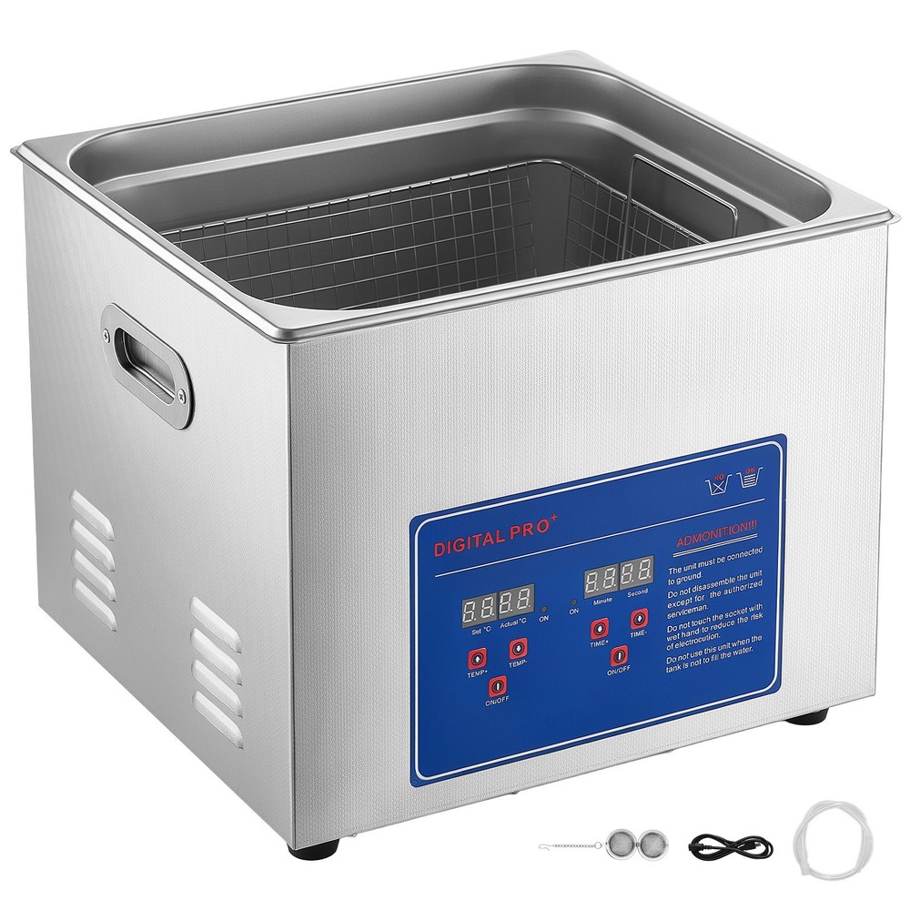 Uimoso 15L Ultrasonic Cleaner with 40kHz Frequency for Glasses and Small Parts