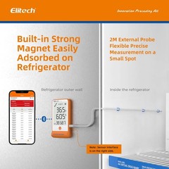 Elitech GSP-6 Temperature Data Logger Humidity Recorder External Sensor USB Port