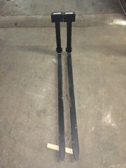 Set of 2 -48″ Long Brick /Block Fork Blade, Class II, 2″ x 2″x 48″