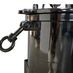 TECHTONGDA 1# Bag Industrial Filter 304 Stainless Steel 2″ NPT In/Out 120 PSI