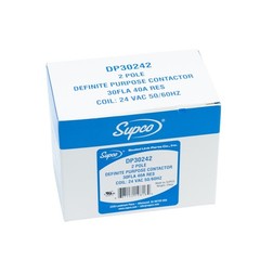 Supco DP30242 Contactor 30 FLA 40 RLA 24 Volts 2 Pole