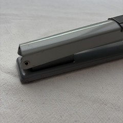 Vintage Blue Gray Swingline Model 401 Metal Desktop Stapler USA Works