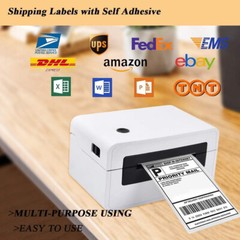 1000 4″x6″ Fanfold Direct Thermal Shipping Labels for Zebra and Rollo Printers