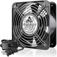 GDSTIME AXIAL Fan 15050, 110V 120V AC 150mm x 150mm x 50mm Fan, Ventilation Exha