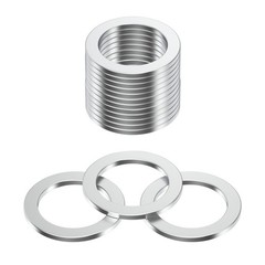 Oil Drain Plug Gasket Crush Washer – 18mm Aluminum Crush Washers for Leak Proof