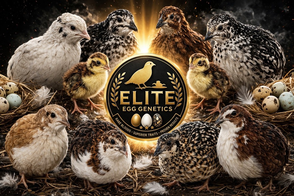 30+ Jumbo Coturnix Quail Hatching Eggs – RARE Color Mix(Celadon Blue Egg Line!)