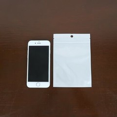 New Flat Clear/White QuickQlick™ Bags Pouches with Hang Hole Different Sizes