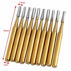 Dental Tungsten Steel Carbide Crown Metal Cutting Burs For High Speed FG-1957