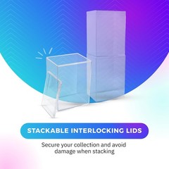 20-Pack Clear Hard Plastic Funko Pop Protector Display Cases for 4 Figures, …