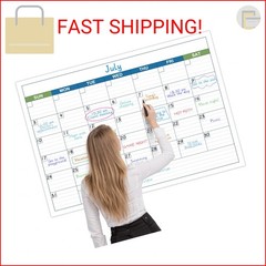 Large Dry Erase Calendar – Undated 1 Month Dry Erase Calendar for Wall, 40″ x 28