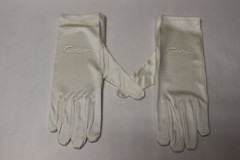 Cartier White Jewelry Watch Handling Microfiber Inspection Gloves Pair – Medium