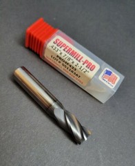 SUPERMILL USA! .433 x ⅞” x 2½” Solid Carbide End Mill 7/16 Square 11mm Machinist