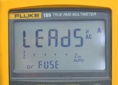 Fluke 189 True RMS Multimeter IP42 CAT IV 600V