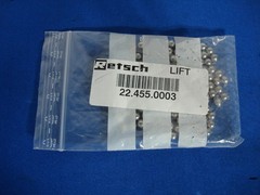 Retsch 5mm Stainless Steel Grinding Balls 22.455.0003 65 grams for Mill