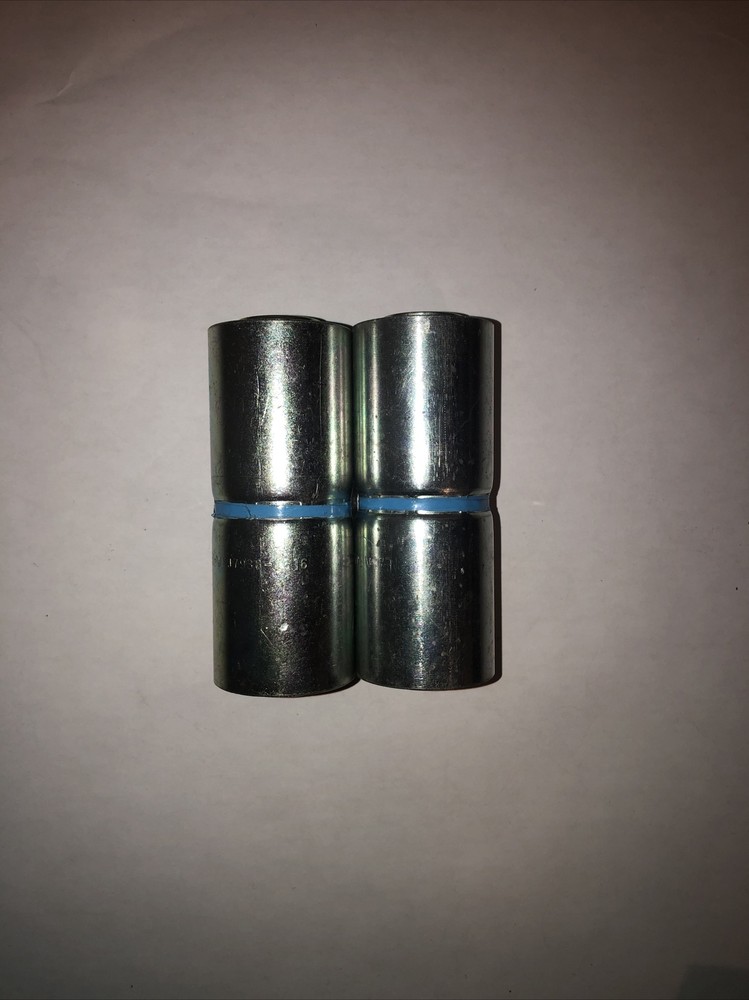 LOT OF 2 EATON FJ7938-1616 HYDRAULIC HOSE MENDER 1″ BLUE STRIPE