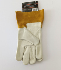 Ironcat Tig Welding Gloves, Kidskin Leather Palm, Size Large 1 Pair