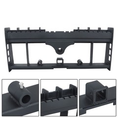 Skid Steer Pallet Fork Frame 4000LBS Heavy-Duty W/ Receiver Hitch & Spear Sleeve