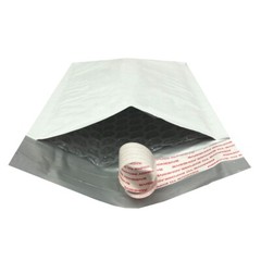 UOFFICE 500 Poly Bubble Mailer Bags Padded 4×8″ – #000 Self-Sealing