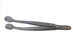 SS Meibomian Gland C Collins expresser Forceps Remove Meibum From Lids Dry Eyes