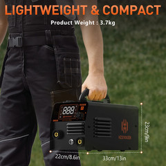 3 In1 HVM200 Semi-Automatic MMA Mig Welding Machine Inverter Welder Synergy Tool