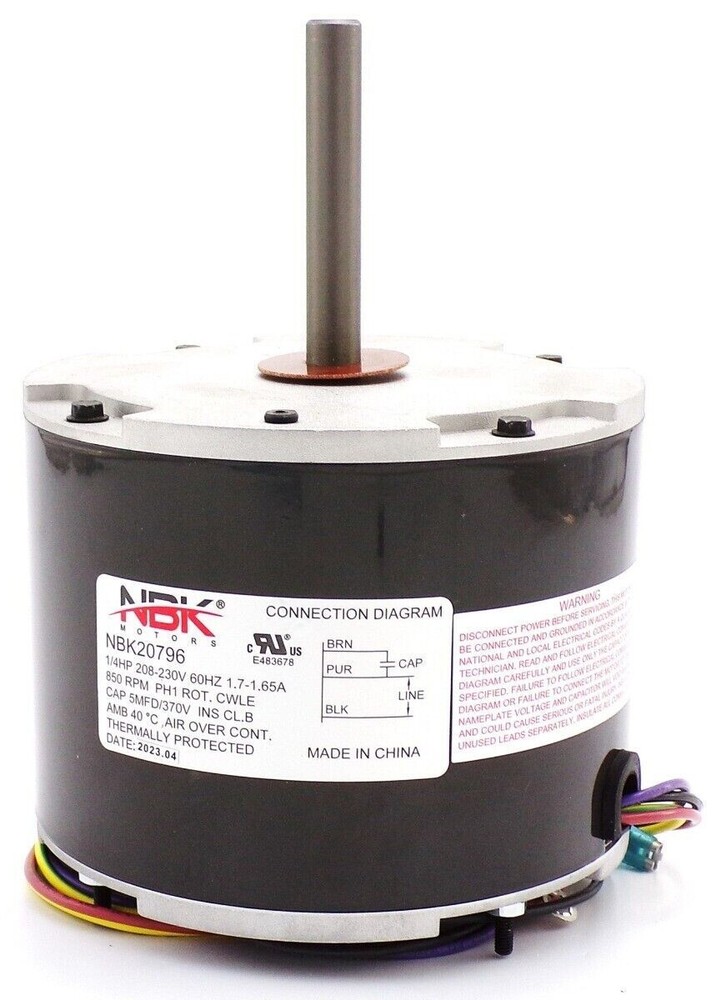 Condenser Motor 208/230V 1/4 Hp for York – Part# S1-024-25119-000