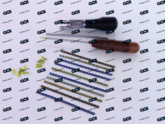 1.5mm Mini Adaption Plates w/ Cross Drive Screws 71 Pcs Set Titanium Grade V