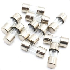 SIXQJZML 10 Pack F2.5AL Fast-Blow Mini Fuse 2.5A 2.5amp 125V Glass Fuses