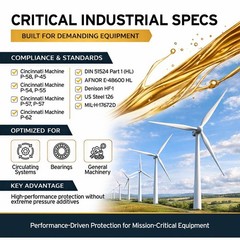 Presidential R&O Turbine Oil 100 – For Gas & Steam Turbines – General Purpose