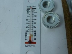 203675 New-No Box; UCC 1314 Thermometer; 86 degrees F to 176