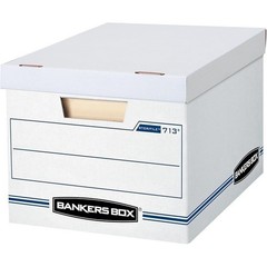 Collapsible Cardboard Storage Boxes 12 Pack White Lift Off Lid Stacking Solution