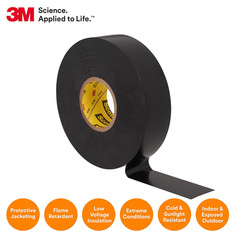 3M Scotch Super 33+ Electrical Tape – 3/4 in X 52 Ft, Premium Grade All-Weather