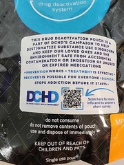 LOT OF 3 – Deterra Drug Deactivation & Disposal System – Medium Pouch