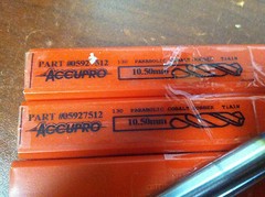 Accupro 0.4134″ x 10.5mm x 3-7/16″ x 5-1/4″ Cob Parabolic Jobber Drills 05927512