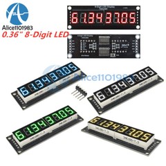 Digital 0.36″ inch 7-Segment 8-Digit LED Display 74HC595 Tube Module 5 Colors