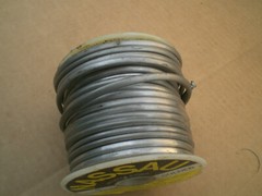 Nassau Stearine core solder roll almost 5Lbs