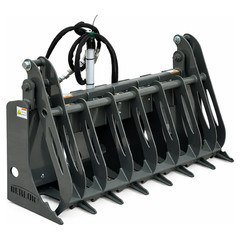 Berlon 56″ Mini Root Rake Brush Grapple Fits Mini Skid Steer Toro Kubota SCL USA