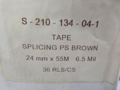 36 Rolls Case Cantech 134-04 Extensible Flatback Kraft Splicing Tape 24mm x 55m