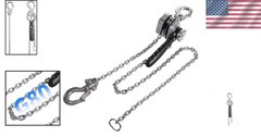 1100lbs Capacity Mini Chain Hoist – Portable & Certified for Safe Lifting
