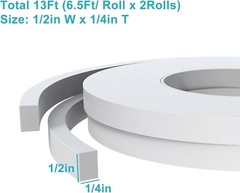 Self Adhesive Weather Stripping, Noise Isolation 4 Doors Window Foam Tapes