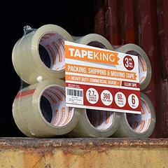Tape King Clear Packing Tape 3 Inch Wide (2.7mil Thick) – 60 Yards Per Refill…